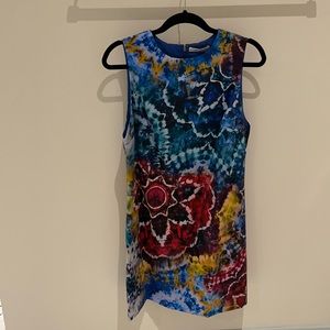 Alice and Olivia; mini shift dress; size 10